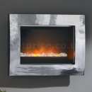 Courts Landscape Wall Mounted Electric Fire in Chrome