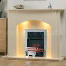 Winther Browne Arcadian Lightweight Marble Fireplace Suite