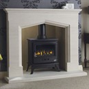 Gallery Collection Coniston Limestone Fireplace inc Tiger Stove