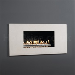 Gazco Studio Pienza Limestone Wall Mounted Gas Fire (Open Fronted)