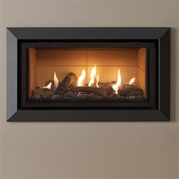 Gazco Studio Bauhaus Wall Mounted Gas Fire (Glass Fronted)