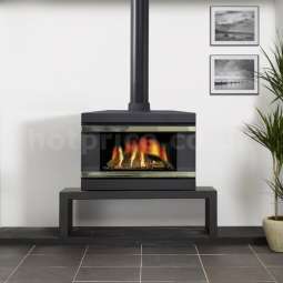 Gazco F67 Riva Balanced Flue Gas Stove (with Bench)