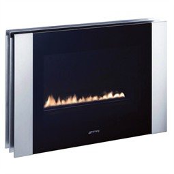 Smeg Linear Landscape Wall Mounted Flueless Gas Fire