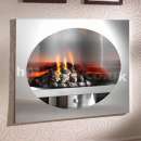 Crystal Fires Sunrise Elipse 4 sided Hole-in-the-Wall Gas Fireplace