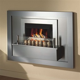 Crystal Fires Saphire Hole-in-the-Wall Gas Fireplace
