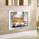 Crystal Fires Emerald Electric Hole-in-the-Wall Fireplace