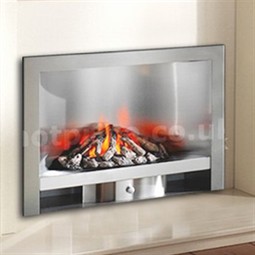 Crystal Fires Sunrise 3 sided Wall or Hearth Mounted Gas Fire