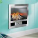 Crystal Fires Sunrise Cube Hole-in-the-Wall Gas Fireplace