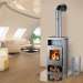 Euro Flames Sanderford Contemporary Multifuel Stove
