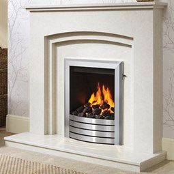 Be Modern Rossano Marble Fireplace Suite
