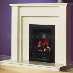 Be Modern Tivona Marble Fireplace Suite