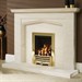 Be Modern Bellina Limestone Fireplace Suite