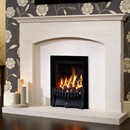 Be Modern Celina Limestone Fireplace Suite