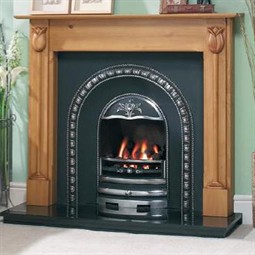 Cast Tec Tulip Solid Wood Fireplace