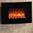 Be Modern Orlando Wall Mounted Electric Fire - Curved Glass