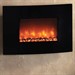 Be Modern Orlando Wall Mounted Electric Fire - Curved Glass