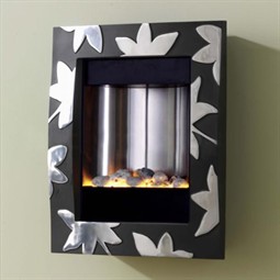 Pureglow Portrait Wall Mounted Electric Fire - Maple Leaf