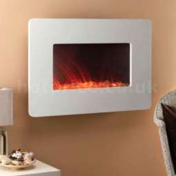 Winther Browne Reform Wall Mounted Electric Fire - White