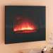 Winther Browne Expanse Wall Mounted Electric Fire - Black Metal