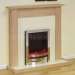 Winther Browne F411 / F412  Electric Fireplace Suite