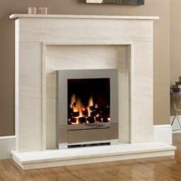 Be Modern Leona Limestone Fireplace Suite