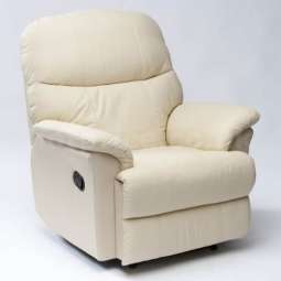 Restwell Lars Leather Manual Recliner Chair