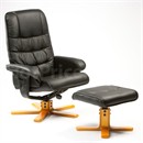Restwell Capri Leather Swivel Recliner Chair