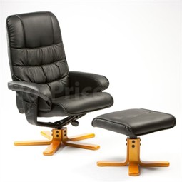 Restwell Capri Leather Swivel Recliner Chair