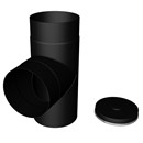 Vitreous Enamelled 90 Degree Tee & Soot Box Cap
