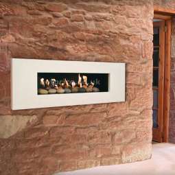 Gavin Scott Design Fissure 1400 Hole-in-the-Wall Gas Fireplace