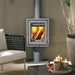 Wanders Vero 33 Pedestal Wood Burning Fireplace Stove