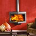 Wanders Diamond Wall Hanging Wood Burning Fireplace Stove