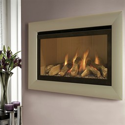 Flavel Rocco Cream Hole-in-the-Wall Gas Fire (Conventional Flue)