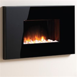 Flamerite Fires Corello 2 Wall Mounted Electric Fire - Black Mirror
