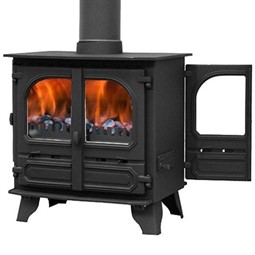 Dunsley Highlander 8 Double Sided Multifuel / Woodburning Stove