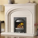 Pureglow Wychbury Limestone Fireplace Suite with Gas Fire