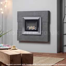 Burley Thames Wall Mounted Flueless Gas Fireplace