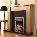 Pureglow Stanford Fireplace Suite with Bauhaus Electric Fire