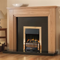 Pureglow Whitton Fireplace Suite with Media Electric Fire