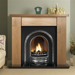 Pureglow Stanford Fireplace Suite with Lytton Arch (with Fire)