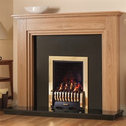 Pureglow Whitton Fireplace Suite with Media Gas Fire