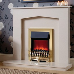 Be Modern Melrose Marble Fireplace Suite
