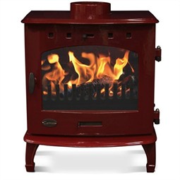 Carron 7.3kW Multi-Fuel / Wood Burning Stove - Red Enamel