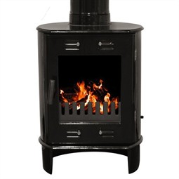 Carron Dante Multi-Fuel / Wood Burning Stove - Black Enamel