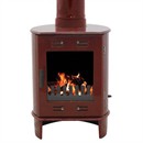 Carron Dante Multi-Fuel / Wood Burning Stove - Red Enamel