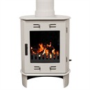 Carron Dante Multi-Fuel / Wood Burning Stove - Cream Enamel