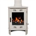 Carron Dante Multi-Fuel / Wood Burning Stove - Cream Enamel