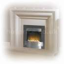 Continental Stone Arlington Natural Limestone Fireplace