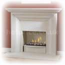 Continental Stone Charlestown Natural Limestone Fireplace