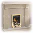 Continental Stone Edwardian Corbel Natural Limestone Fireplace